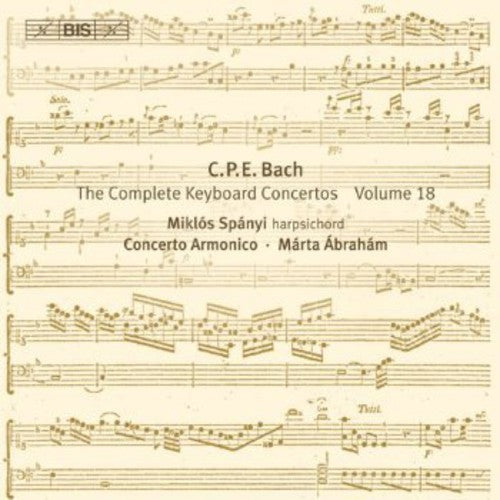 Bach / Spanyi / Cto Armonico Budapest / Abraham - Keyboard Concertos 18 - Music CD