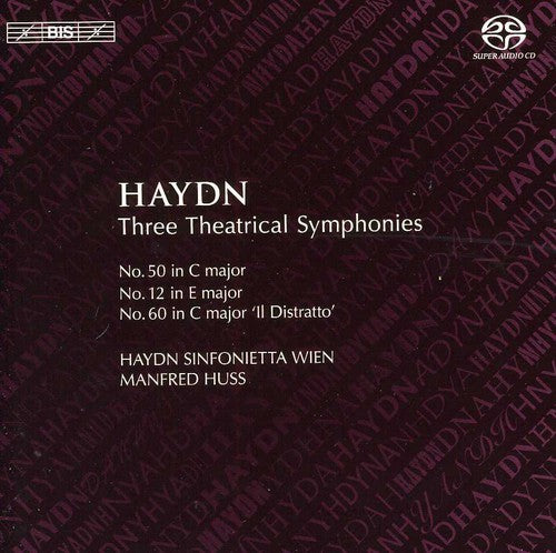 the album cover for Haydn / Haydn Sinfonietta Wien / Huss - Three Theatrical Symphonies