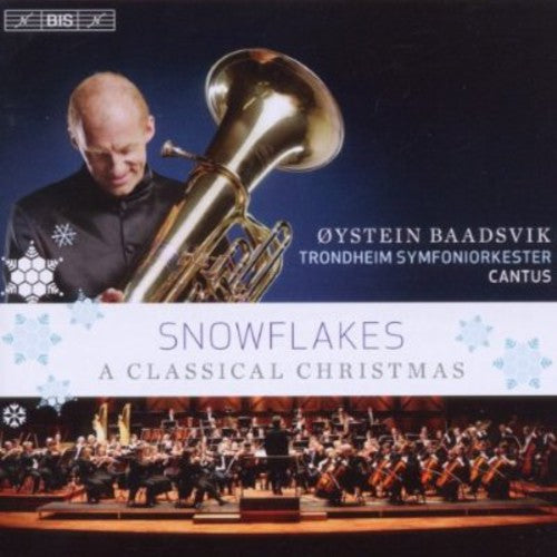 the album cover for OYSTEIN BAADSVIK - Snowflakes: A Classical Christmas