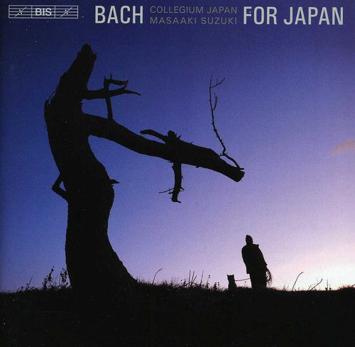 the album cover for Carles Cases - Bach for Japan