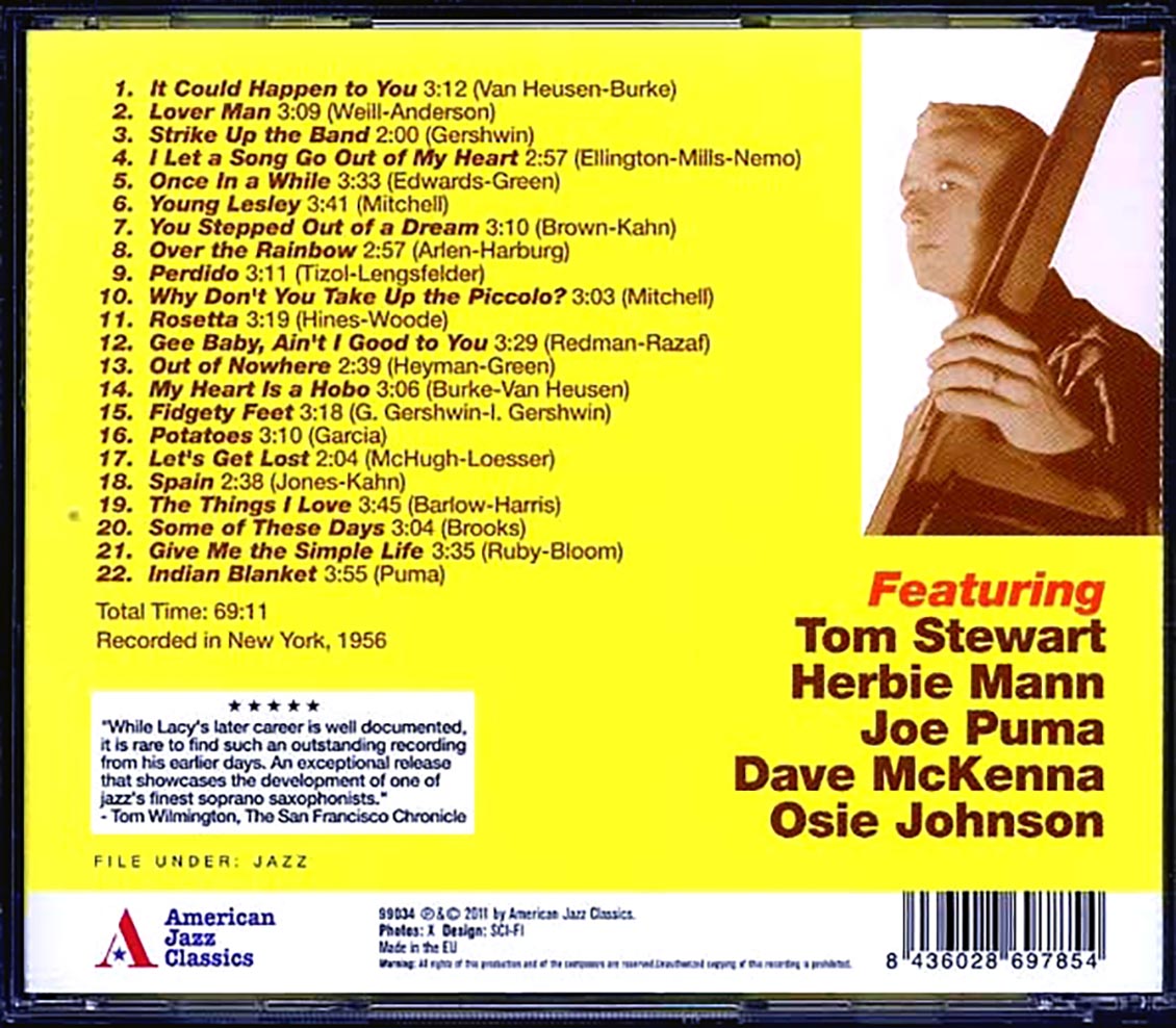 Steve Lacy - The Complete Whitey Mitchell Sessions Music CD