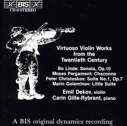 the album cover for Carin Gille-rybrant - Virtuoso Violin Works from 20th Century / Various