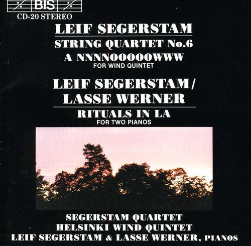 Segerstam - String Quartet 6 / Rituals For 2 Pianos - Music CD