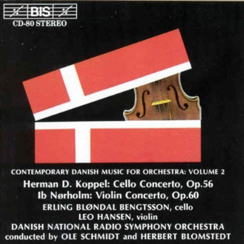 the album cover for Erling Blondal Bengtsson - Cello Concerto / Violin Concerto
