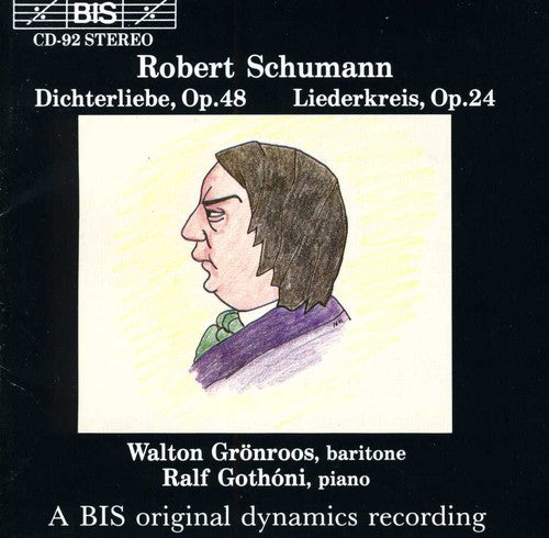 the album cover for Ralf GothÃ³ni - Dichterliebe Op 48 / Liederkreis Op 24