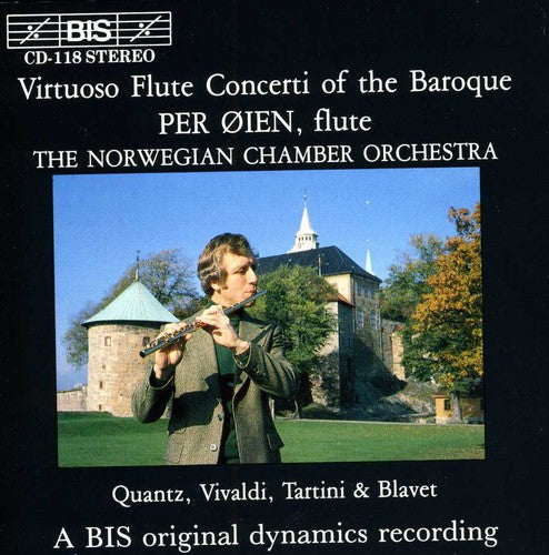 the album cover for Per Oien - Virtuoso Flute Concerti of the Baroque / Various