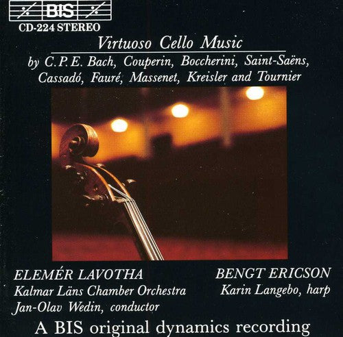 the album cover for Bengt Ericson - Virtuoso Cello Music