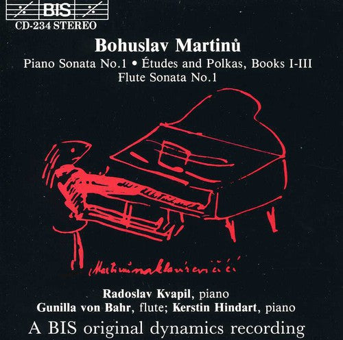 Martinu / Kvapil / Bahr - Piano Sonata 1 - Music CD