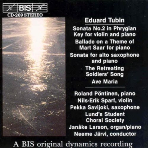 Tubin / Sparf / Pontinen / Jarvi - Sonata For Violin & Piano - Music CD