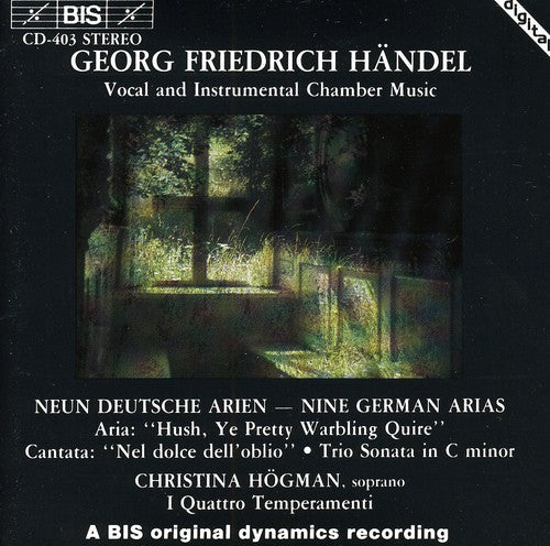 Handel / Hogman / Pehrsson - 9 German Arias / Nel Dolce Dell'oblio - Music CD