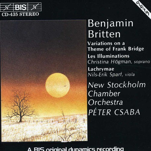 the album cover for New Stockholm Chamber Orchestra - Frank Bridge Theme Variation