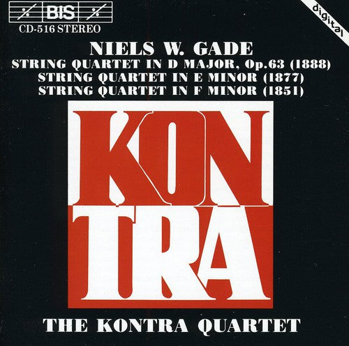 Gade / Kontra Quartet - String Quartets In D Opus 63 - Music CD