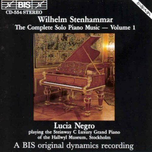 Stenhammar / Negro - Complete Piano Music 1 - Music CD