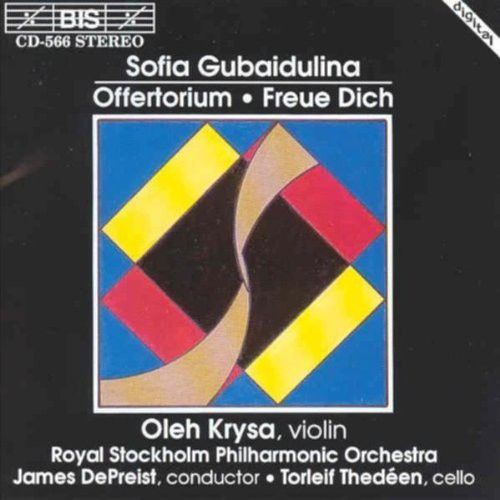 the album cover for Oleh Krysa - Offertorium / Rejoice