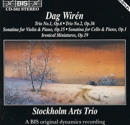 Wiren / Stockholm Arts Trio - Trios 1 & 2 / Sonatinas / Ironical Miniatures - Music CD