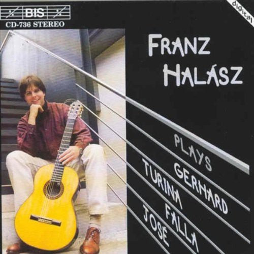 the album cover for Franz Halasz - Spanish Music for Guitar