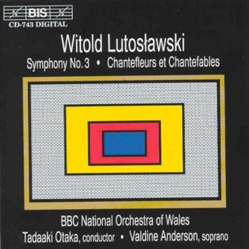 Lutoslawski / Anderson / Otaka - Symphony 3 - Music CD