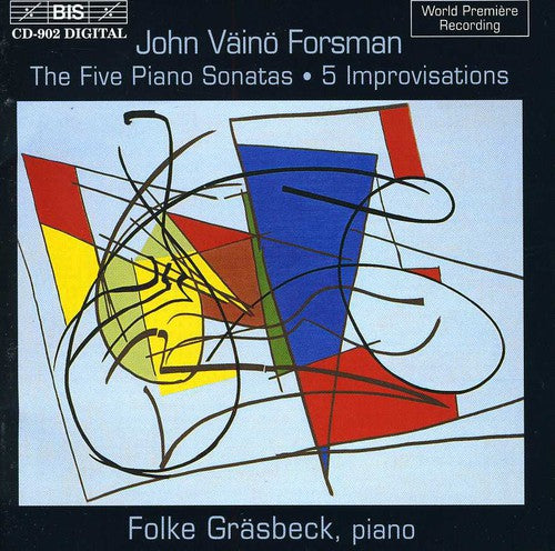Forsman / Grasbeck - Five Piano Sonatas - Music CD