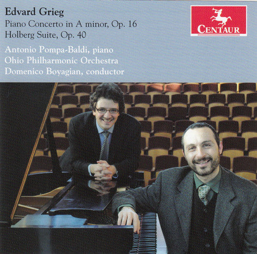 Grieg / Pompa-baldi / Ohio Philharmonic Orchestra - Piano Concerto In A Minor Op 16 / Holberg Suite Op - Music CD
