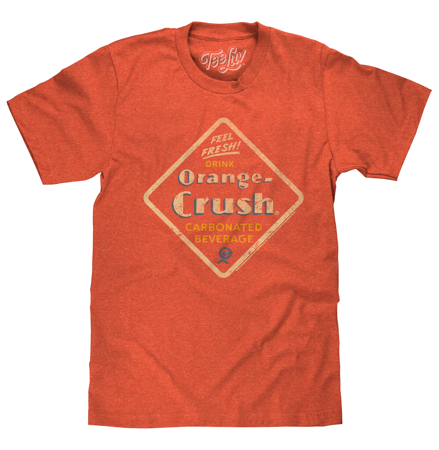 Orange Crush Feel Fresh Mens T Shirt Officially Licensed Orange