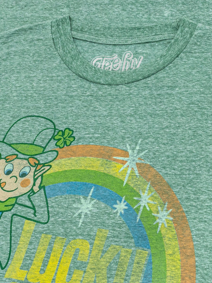 Lucky Charms Vintage Lucky the Leprechaun Mens T Shirt Officially Licensed Kelly Snow