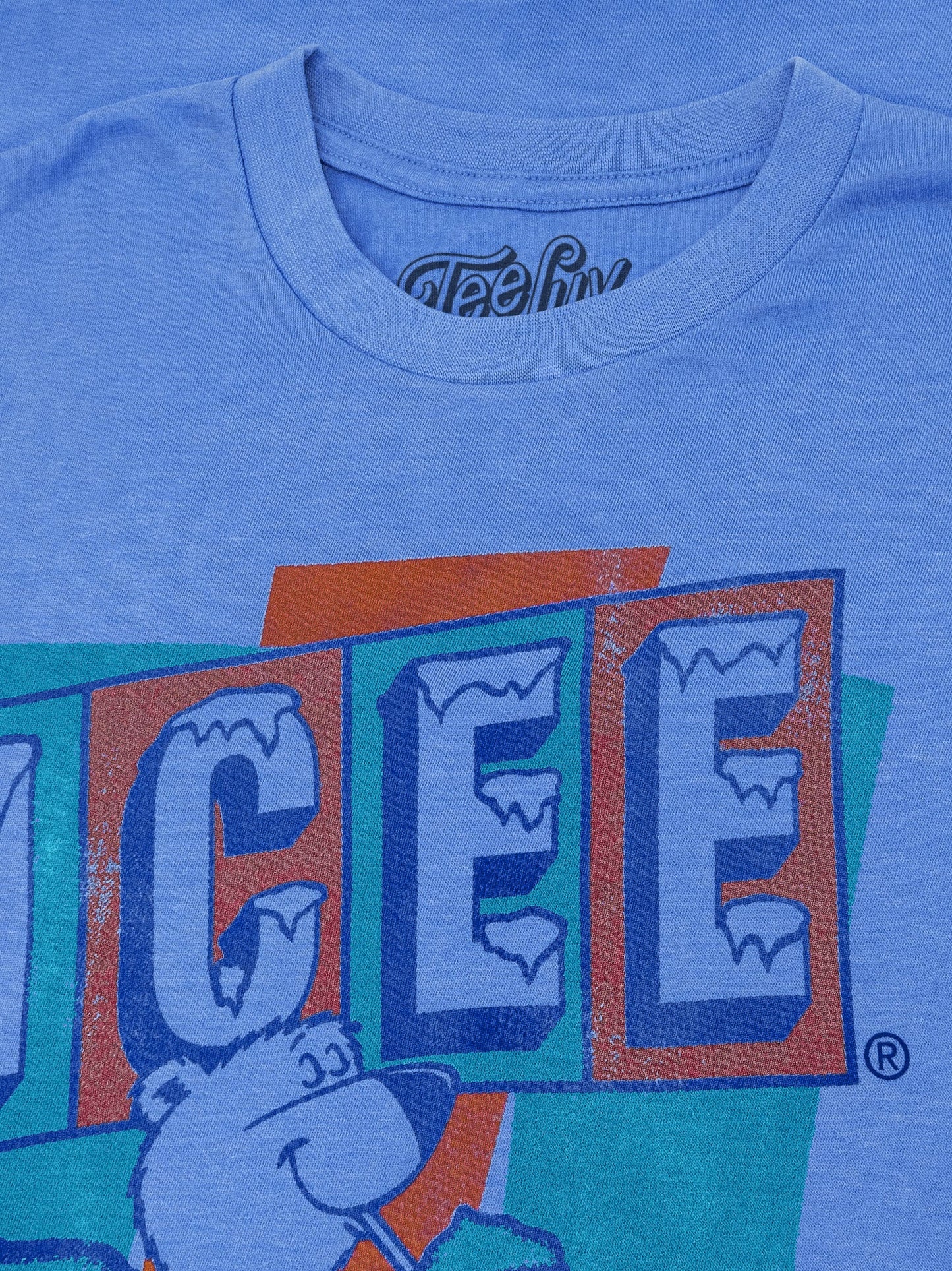ICEE Polar Bear Logo Mens T Shirt Officially Licensed Blue