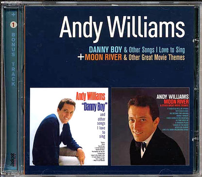 Andy Williams - Danny Boy & Other Songs 1 Love To Sing + Moon River & Other Great Movie Themes Music CD