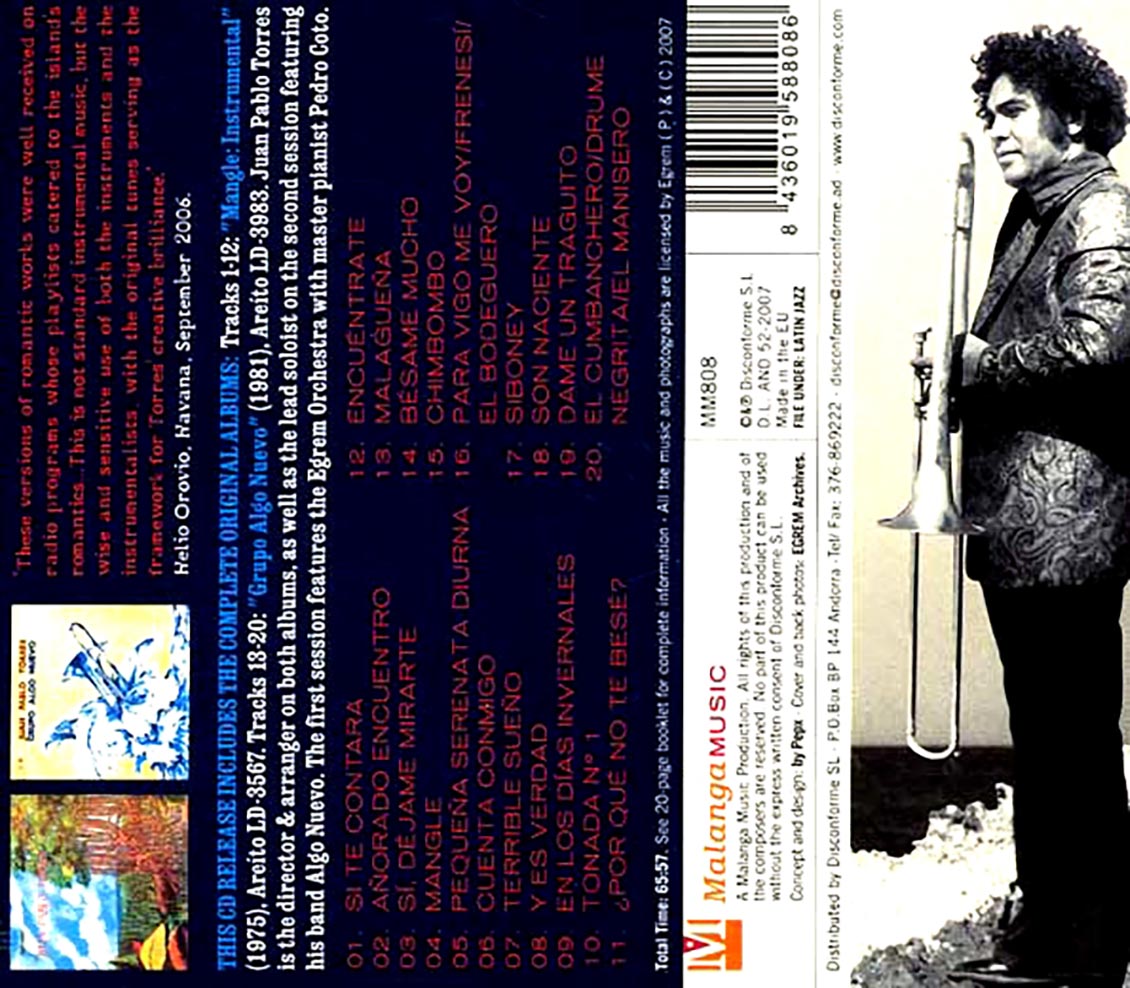 Juan Pablo Torres - Romantic Cuba Music CD