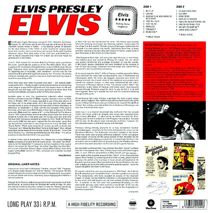 Elvis Presley - Elvis (incl. mp3) (180g) Vinyl Record