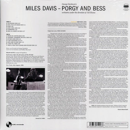 Miles Davis - Porgy And Bess (ltd. ed.) (180g) Vinyl Record