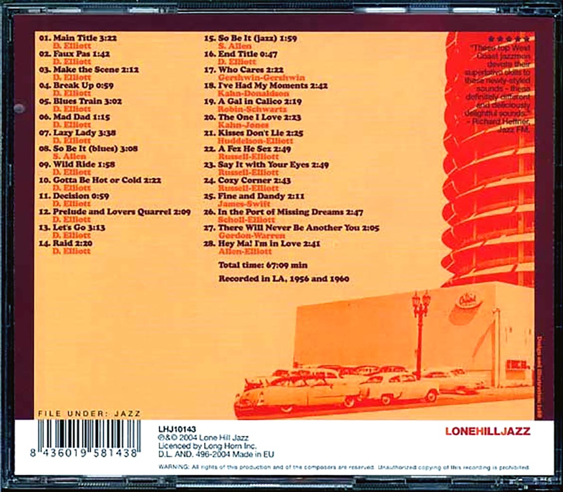 West Coast All-Stars - Original Jazz Compositions Music CD