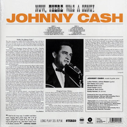 Johnny Cash - Now, There Was A Song! (+2 bonus tracks) (ltd. ed.) (180g) Vinyl Record