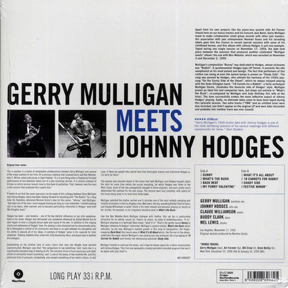 Gerry Mulligan, Johnny Hodges - Gerry Mulligan Meets Johnny Hodges (+2 bonus tracks) (ltd. ed.) (180g) (remastered) Vinyl Record
