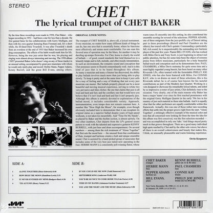 Chet Baker - Chet (ltd. ed.) (180g) (remastered) Vinyl Record