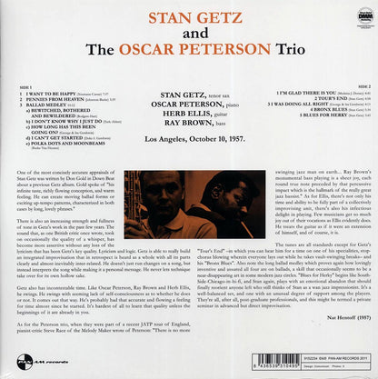 Stan Getz & Oscar Peterson Trio - Stan Getz & Oscar Peterson Trio (ltd. ed.) (180g) Vinyl Record