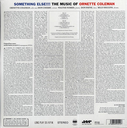 Ornette Coleman - Something Else!!! The Music Of Ornette Coleman (ltd. ed.) (180g) Vinyl Record