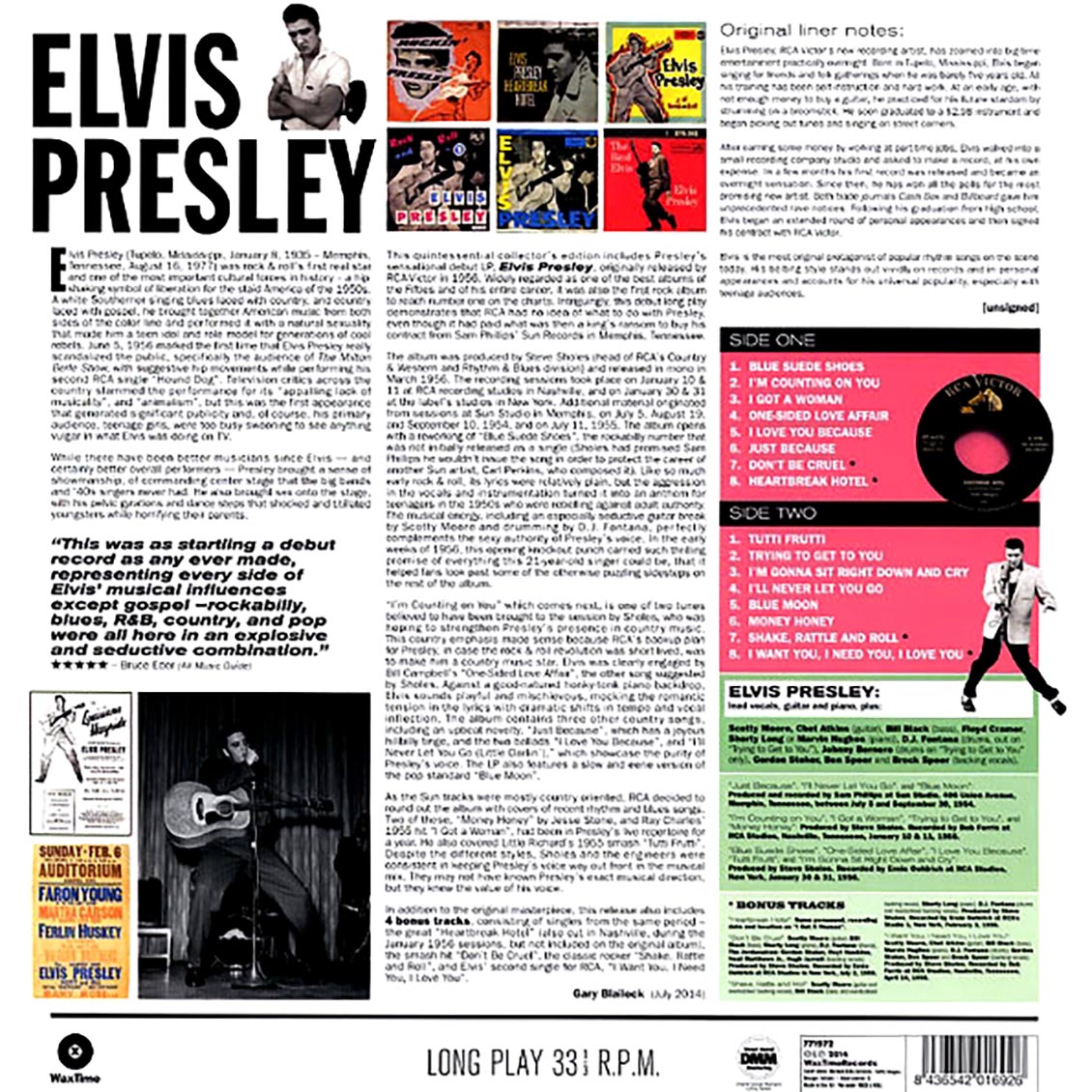 Elvis Presley - Elvis Presley (incl. mp3) (180g) Vinyl Record