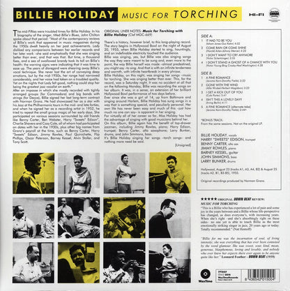 Billie Holiday - Music For Torching (ltd. ed.) (180g) (remastered) Vinyl Record