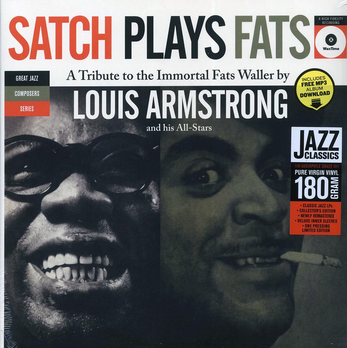 Louis Armstrong - Satch Plays Fats: A Tribute To Fats Waller (+3 bonus tracks) (ltd. ed.) (180g) Vinyl Record