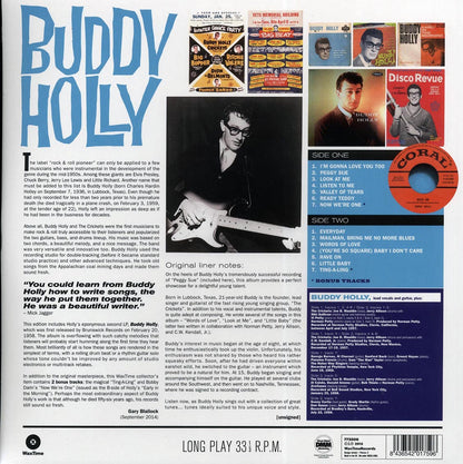 Buddy Holly - Buddy Holly (Second Album) (+2 bonus tracks) (ltd. ed.) (180g) Vinyl Record