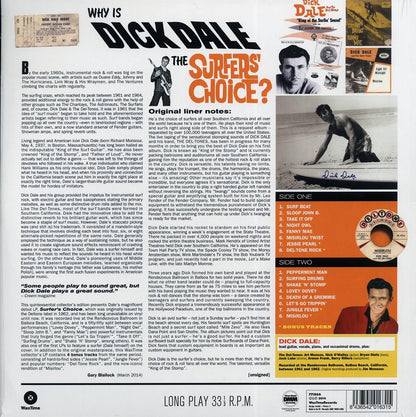 Dick Dale & His Del-tones - Surfer's Choice (incl. mp3) (180g) Vinyl Record