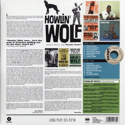 Howlin' Wolf - Howlin' Wolf (Rockin' Chair) (+2 bonus tracks) (ltd. ed.) (180g) Vinyl Record