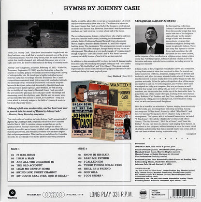 Johnny Cash - Hymns By Johnny Cash (+2 bonus tracks) (ltd. ed.) (180g) Vinyl Record