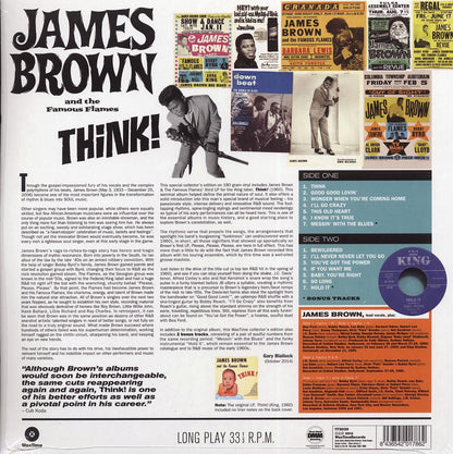 James Brown & The Famous Flames - Think (+2 bonus tracks) (ltd. ed.) (180g) Vinyl Record