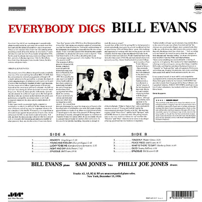 Bill Evans - Everybody Digs Bill Evans (ltd. ed.) (180g) Vinyl Record