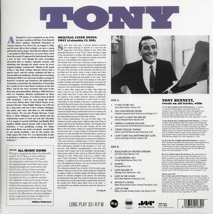 Tony Bennett - Tony (+bonus track) (ltd. ed.) (180g) Vinyl Record