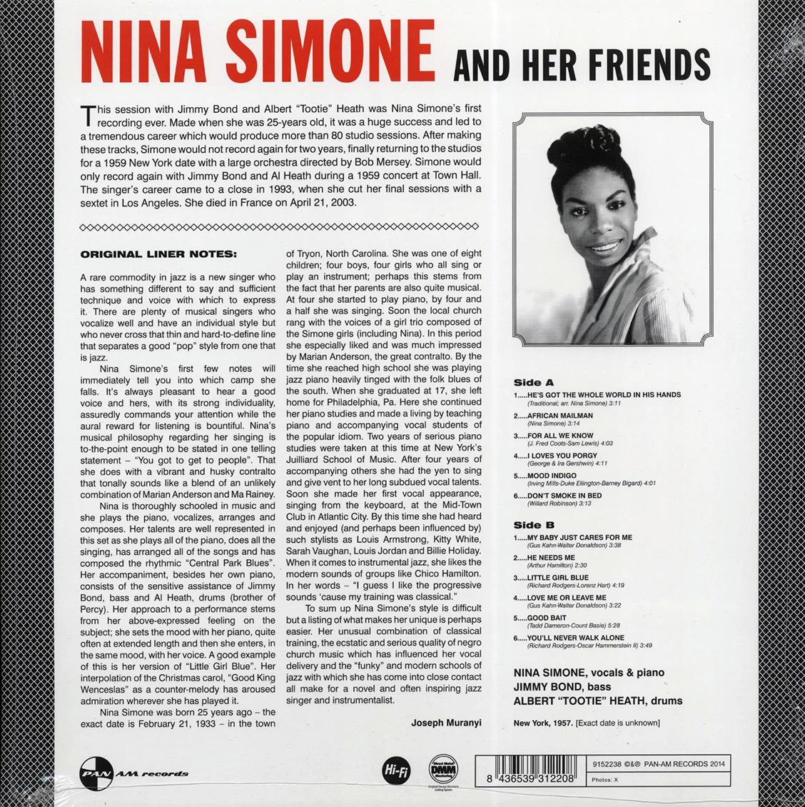 Nina Simone - Nina Simone & Her Friends (ltd. ed.) (180g) Vinyl Record
