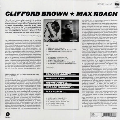 Clifford Brown, Max Roach - Clifford Brown & Max Roach (ltd. ed.) (180g) (remastered) Vinyl Record