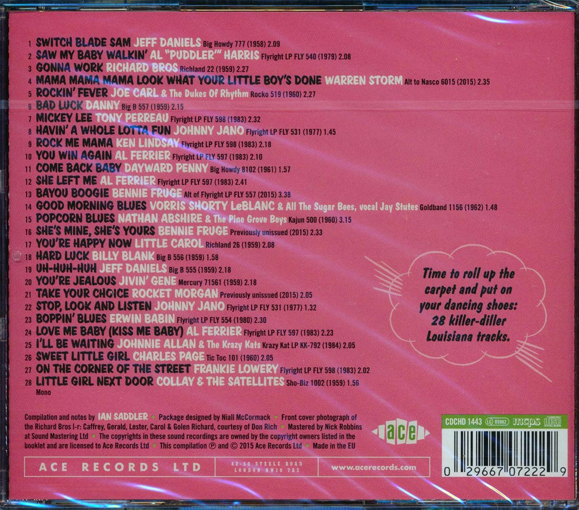Various - Boppin' By The Bayou: Rock Me, Mama! (28 tracks) Music CD