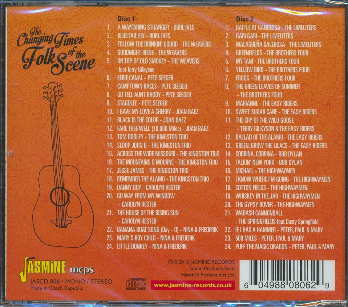 Various - The Changing Times Of The Folk Scene (48 tracks) (2xCD) Music CD